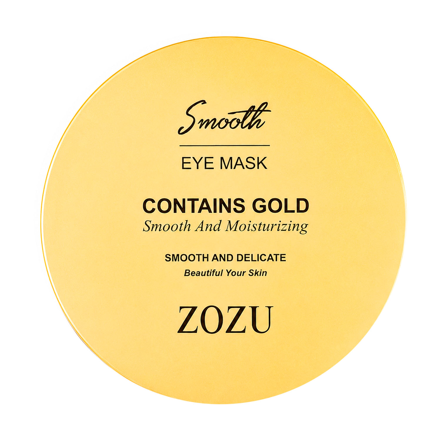 Гідрогелеві патчі для шкіри навколо очей Zozu Contains Gold Smooth Eye Mask з золотом, 60 шт